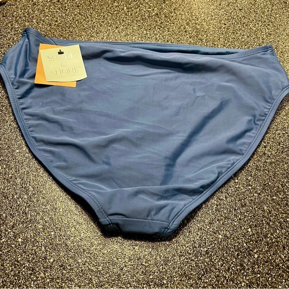 ❤️3/$15 Shade & Shore Women's Blue Bikini Bottom (XL)